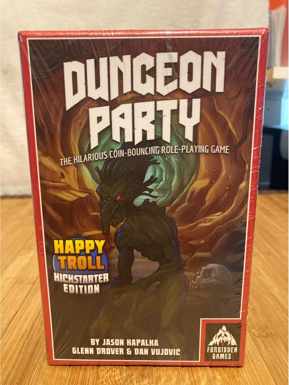 Forbidden Games Dungeon Party: Happy Troll Kickstarter Edition Board Game New